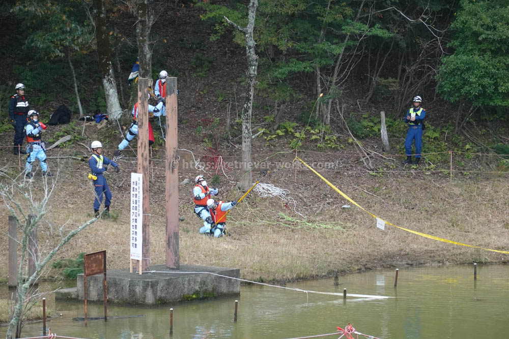 浸水害救出救助訓練