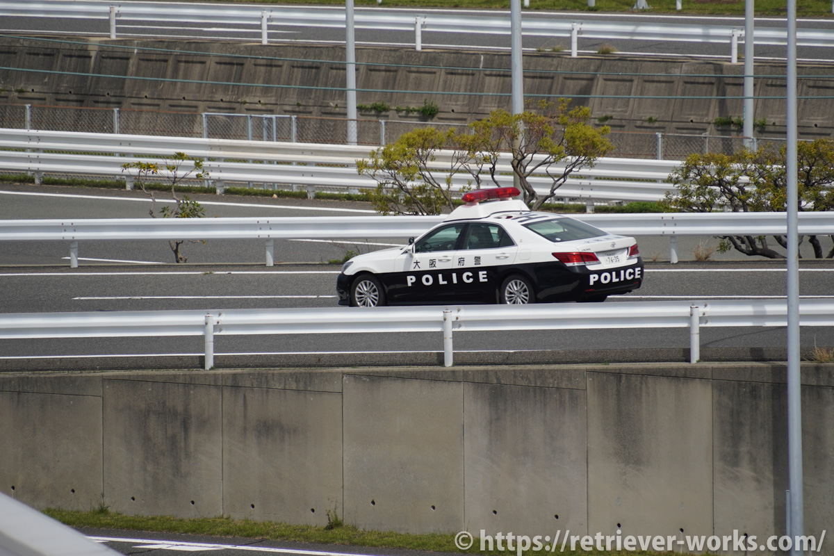 関西空港署のパトカー