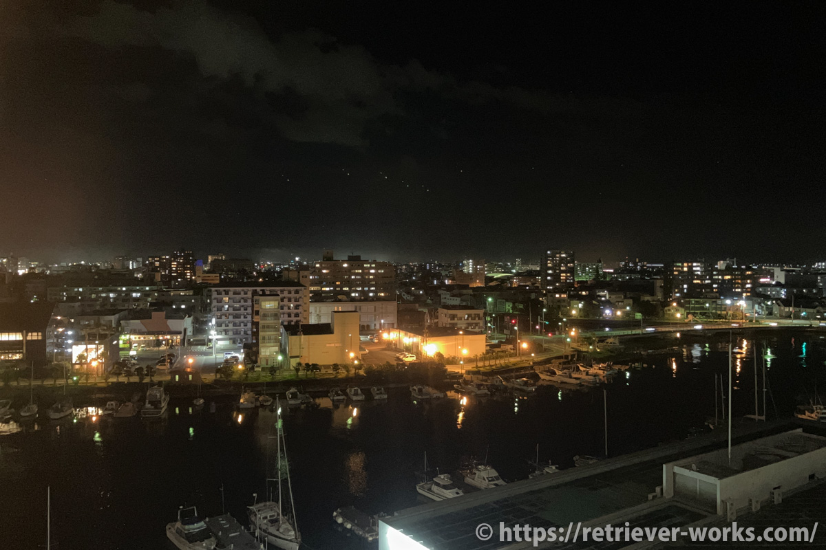 徳島グランヴィリオホテルからの風景